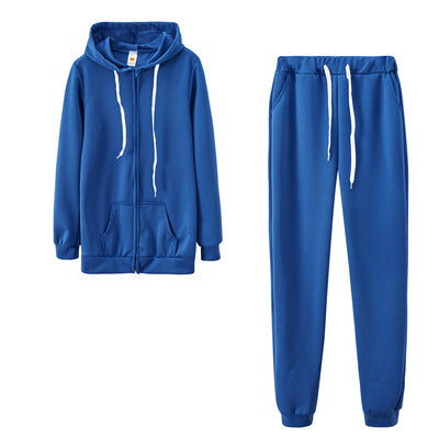 Women's Solid Color Hoodie Suit
