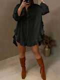 Casual Shirt With Ruffles