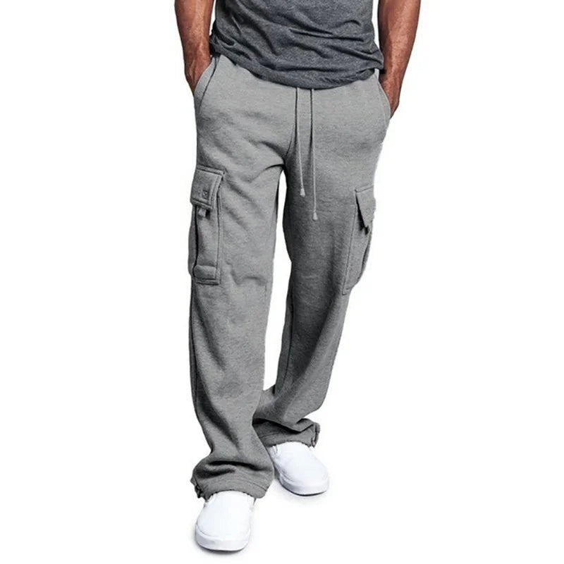 Drawstring Sweatpants with Pockets
