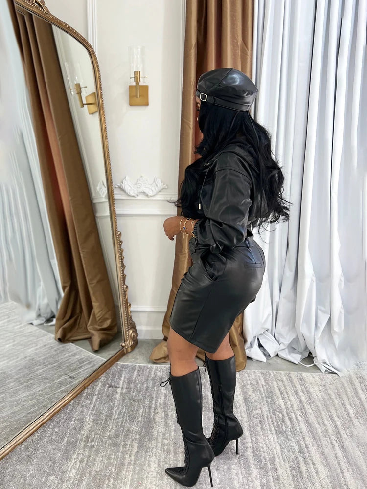 Hooded Jacket and Shorts Suit