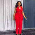 Women's Red Jumpsuit