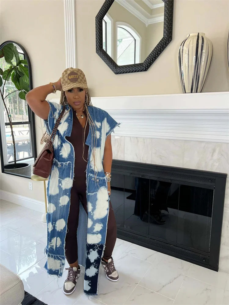 Denim Trench Jacket