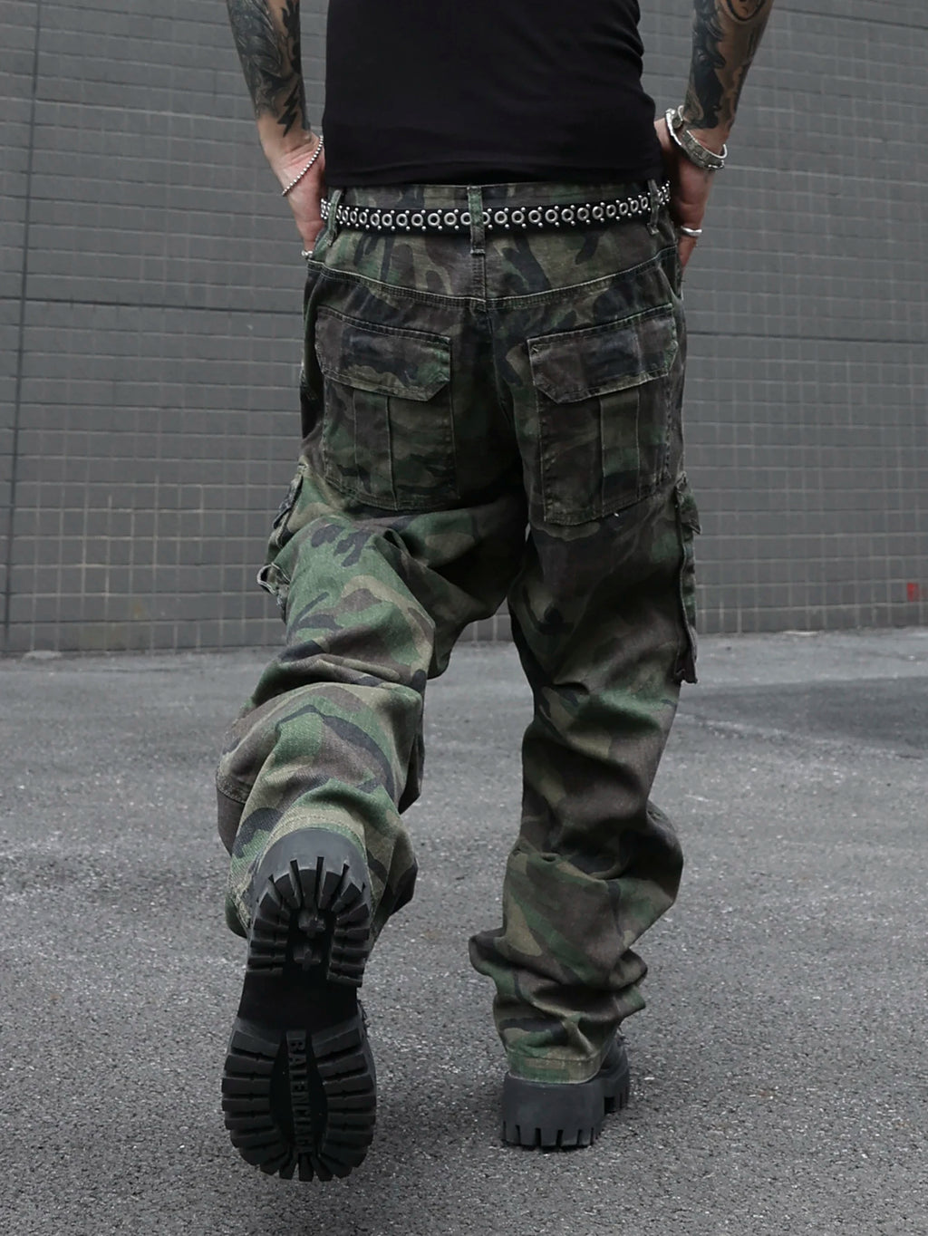 Men's camouflage utility jeans