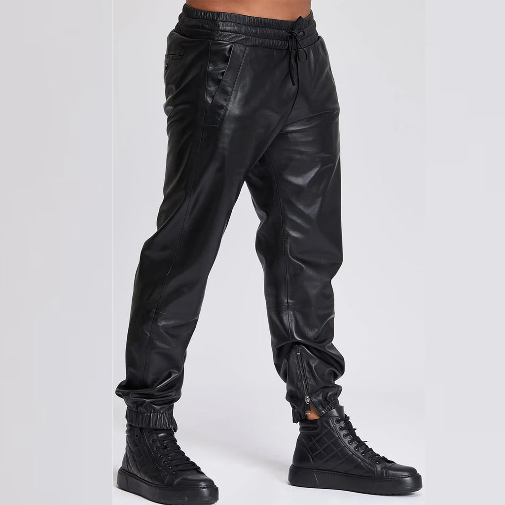 Men’s Leather joggers