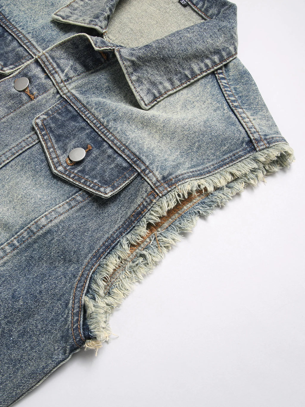 Men's Denim Sleeveless Vest