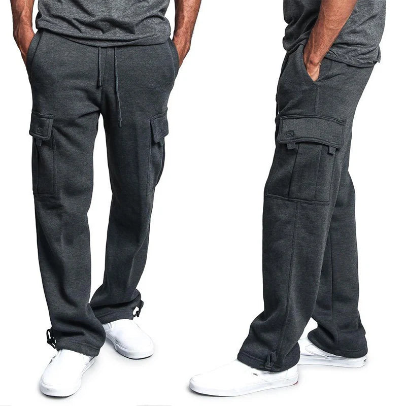 Drawstring Sweatpants with Pockets