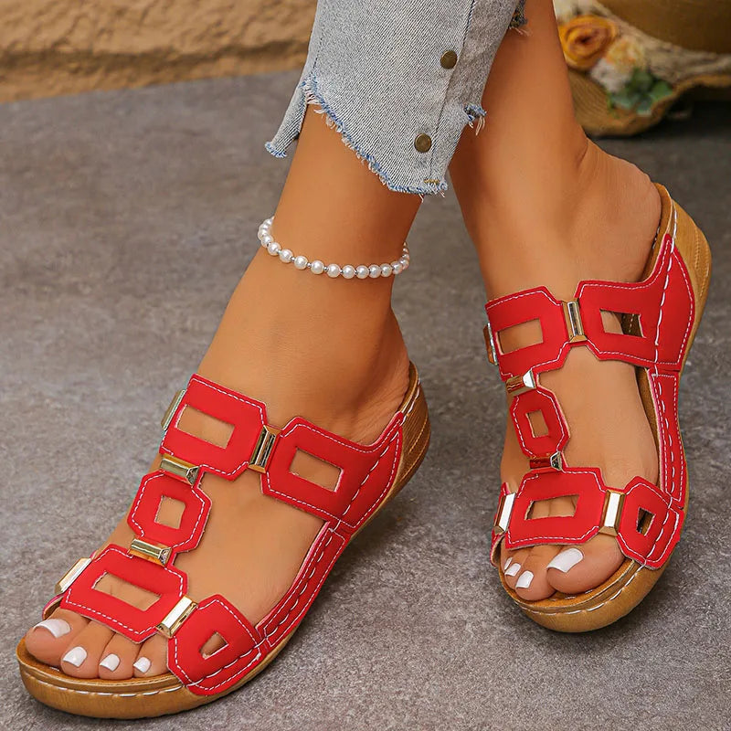 Women's Open Toe Wedges