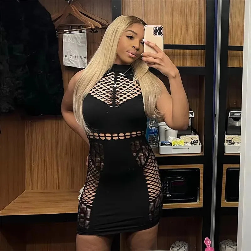 Plus Size See Through Bodysuit