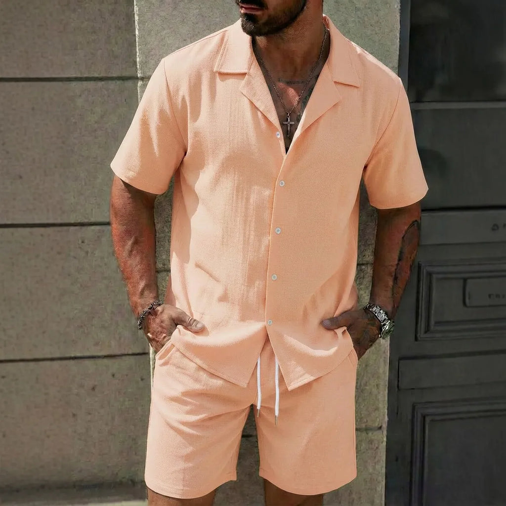 Casual Loose Beach Pants 2-Piece Set
