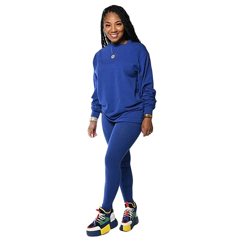 stacked leggings outfit set