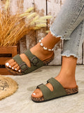 Double Strap Half Sandals