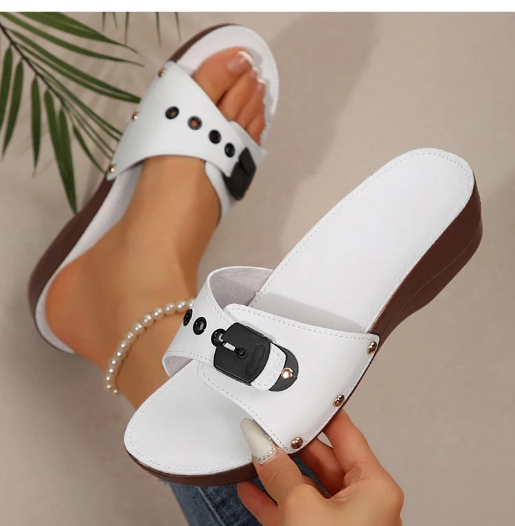 Soft Wedges Heeled Sandals