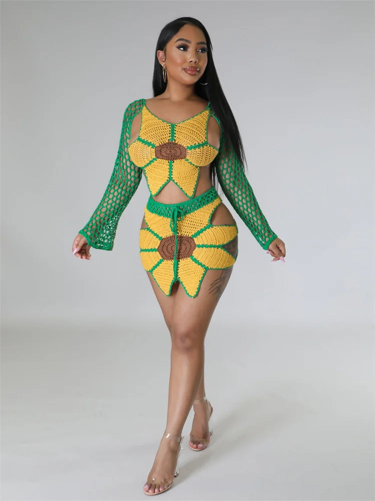 Crocheted Beach Dress Cover Up