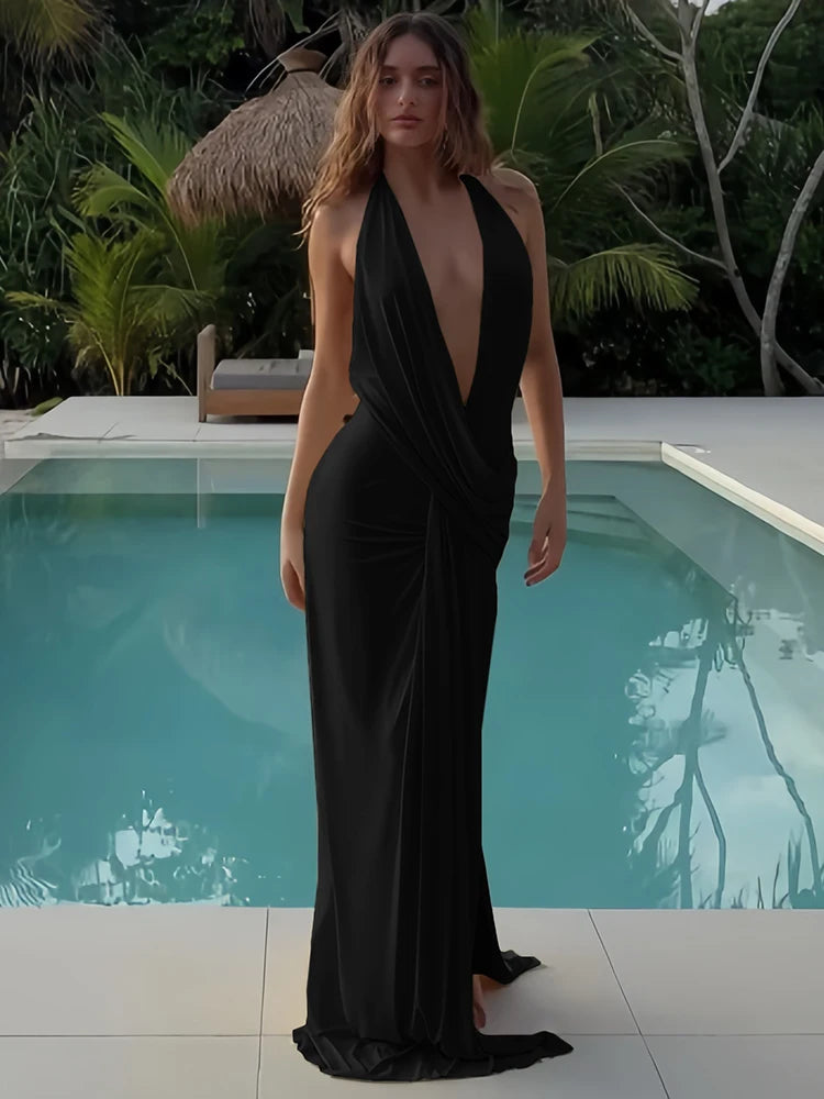 High Splits Long Dress
