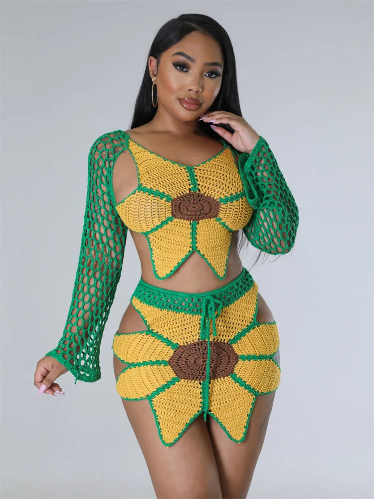 Crocheted Beach Dress Cover Up