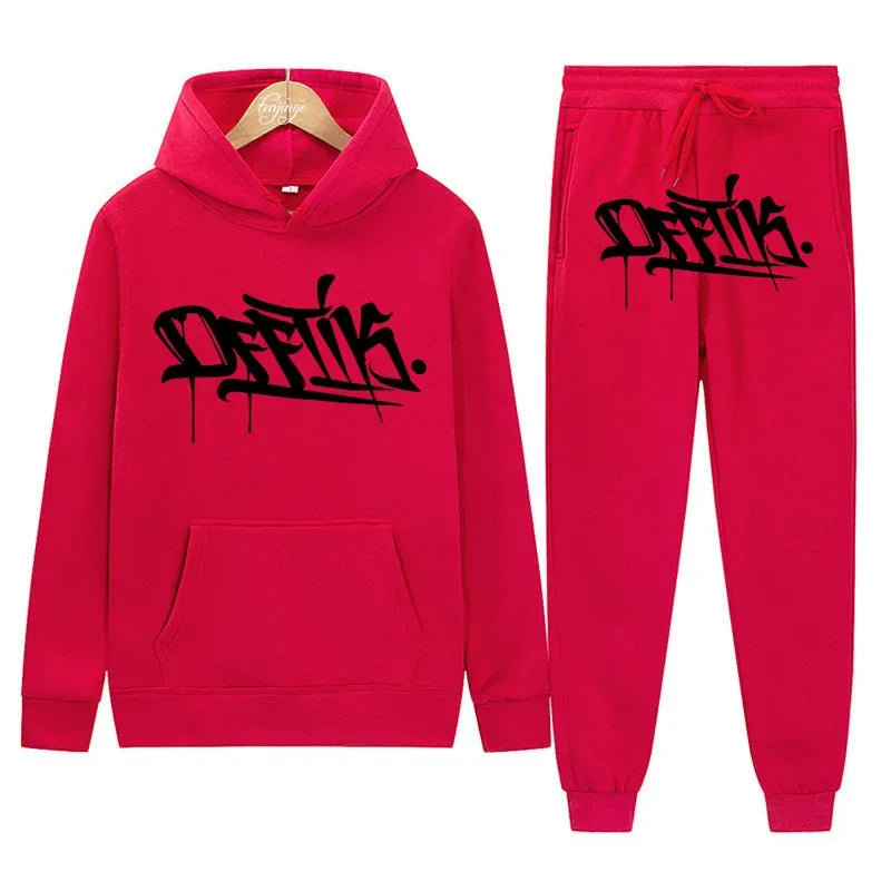 two-piece sweatsuit