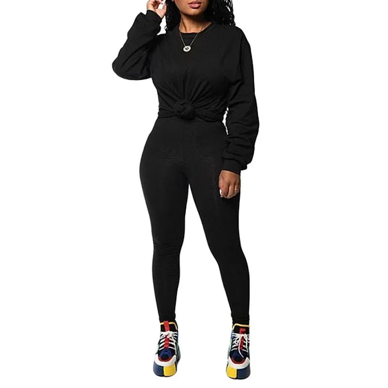 stacked leggings outfit set