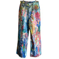 Oil Painting Wide Leg Denim Pants
