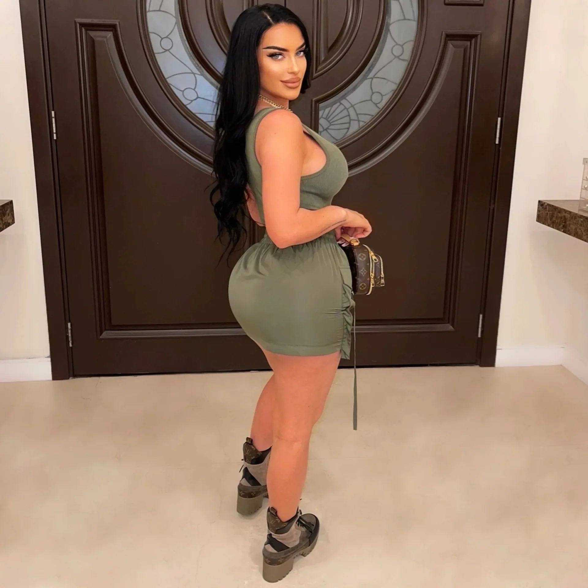 Cargo Mini Skirt
