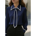 Long Sleeve Shirt with Tie