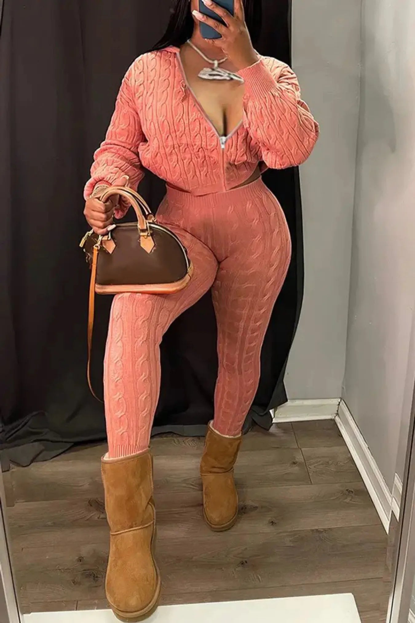 Leggings Casual Long Sleeve Outfit