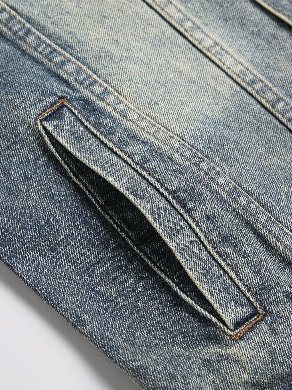 Men's Denim Sleeveless Vest