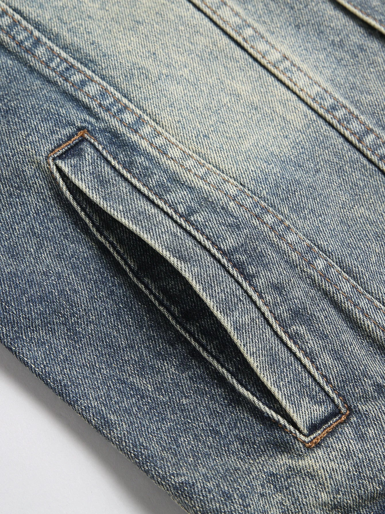 Men's Denim Sleeveless Vest