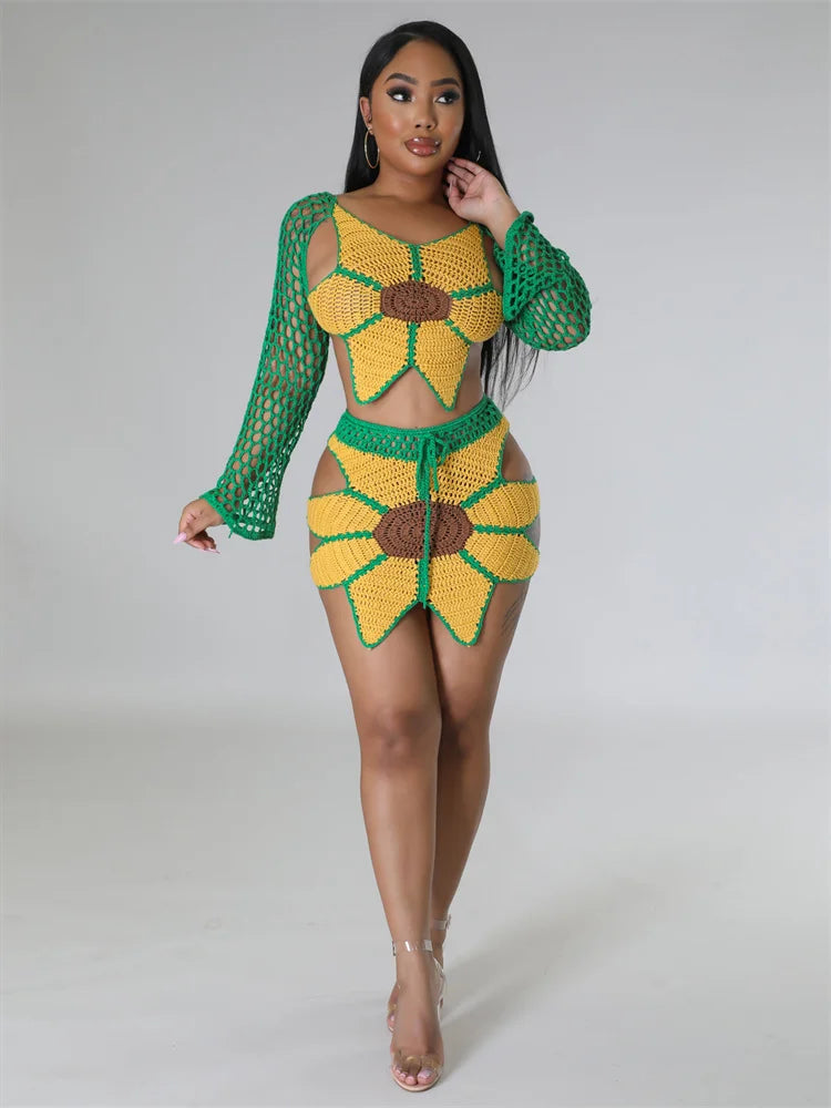 Crocheted Beach Dress Cover Up