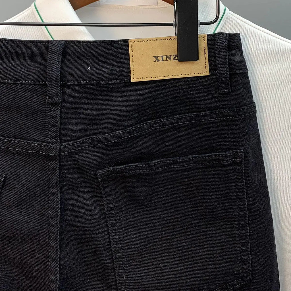 Diamond Denim Shorts