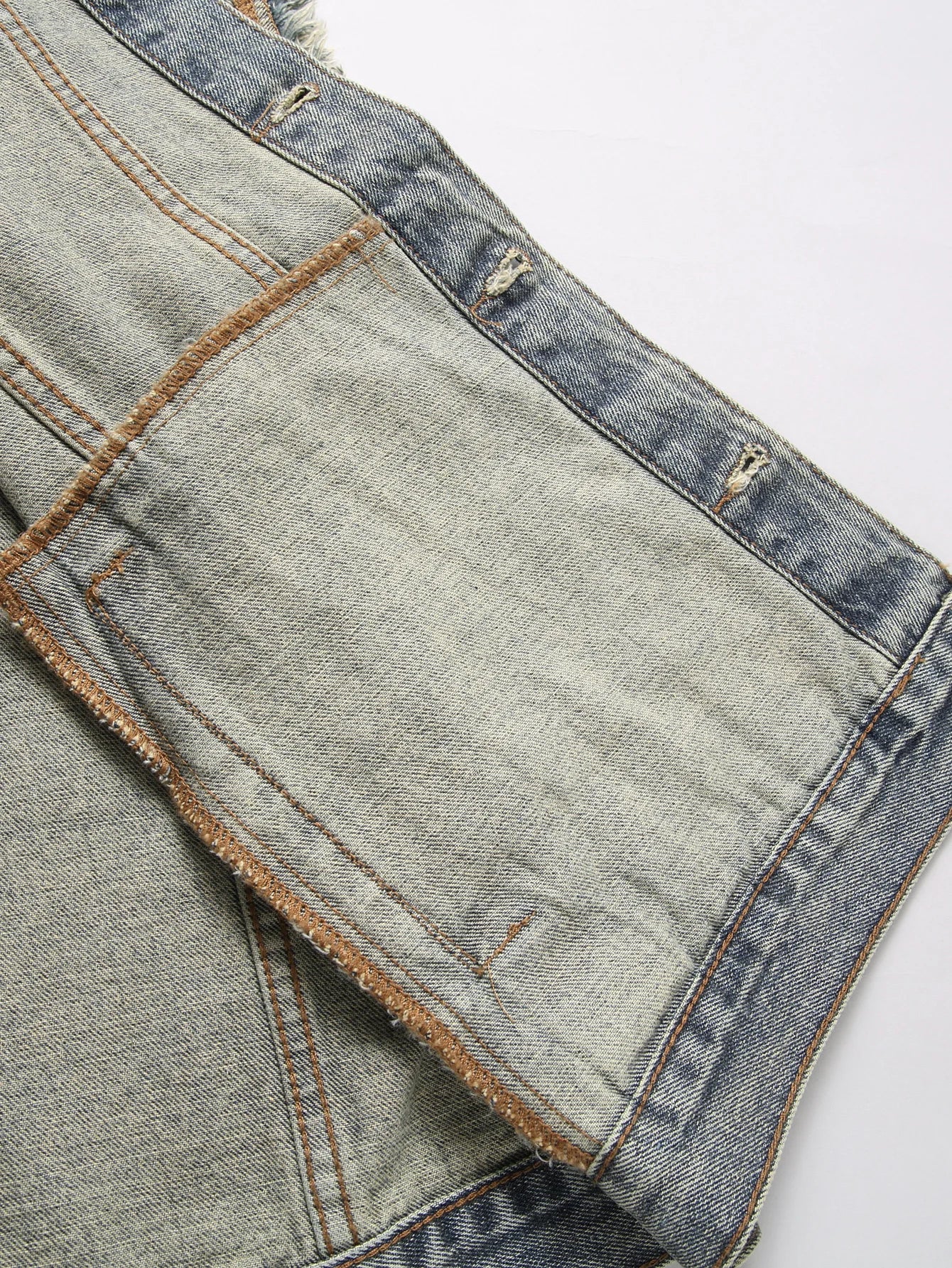 Men's Denim Sleeveless Vest