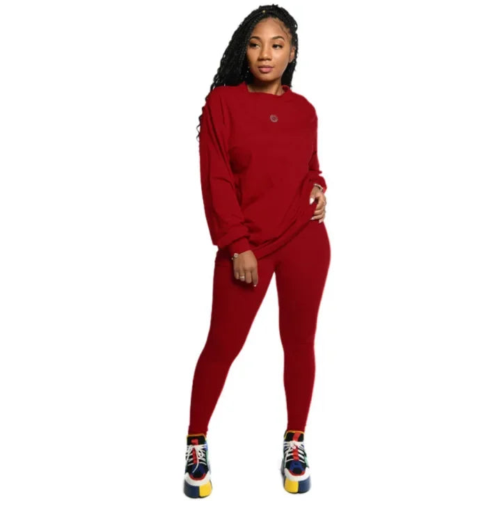 stacked leggings outfit set