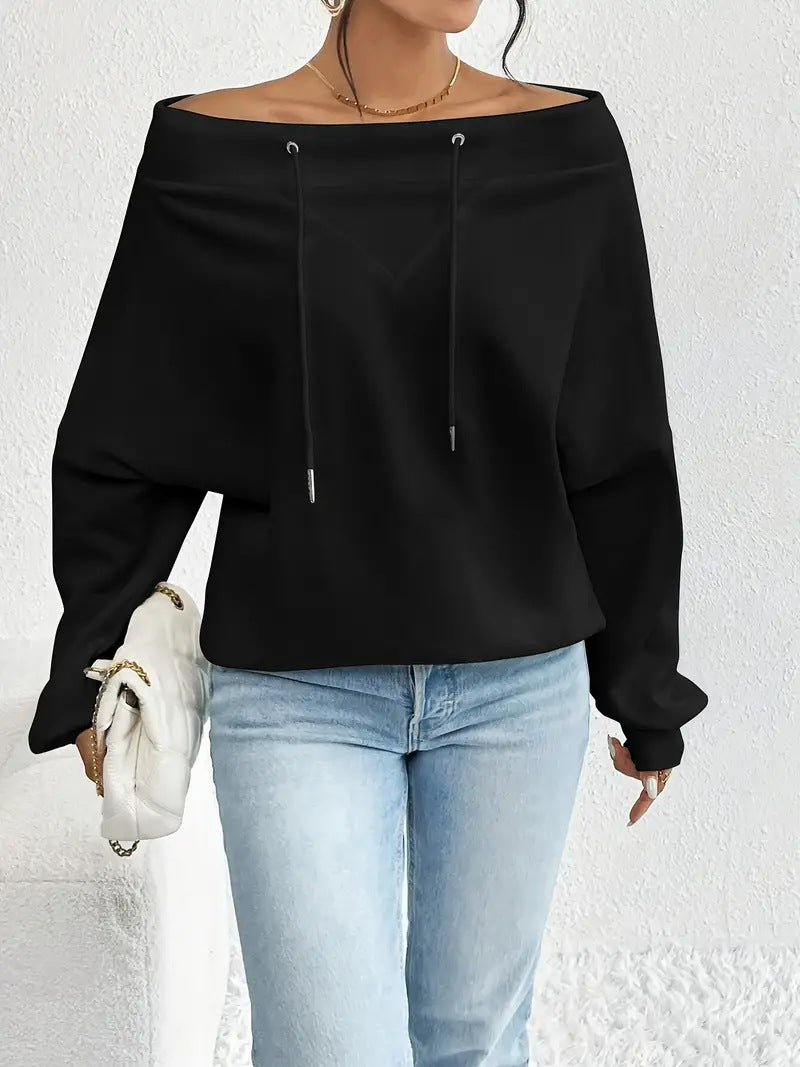 Loose Off-shoulder sweater