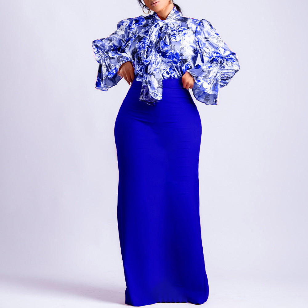 Long Sleeve Cross-border Two-piece Set