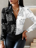Casual Print Long Sleeve Shirt