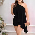 One Shoulder Dress - Littfashions
